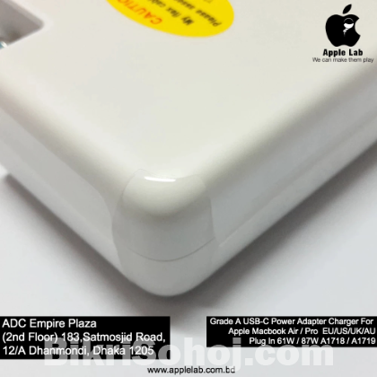 Grade A USB-C Power Adapter For Apple Macbook Air / Pro